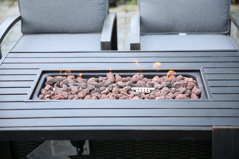 Cocoa 42" Steel Propane Fire Pit Table