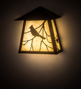 12 Wide Stillwater Song Bird Wall Sconce