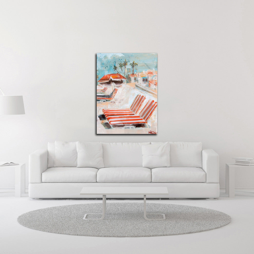 The Lounge by Kym De Los Reyes, Print on Canvas, 24"x32"