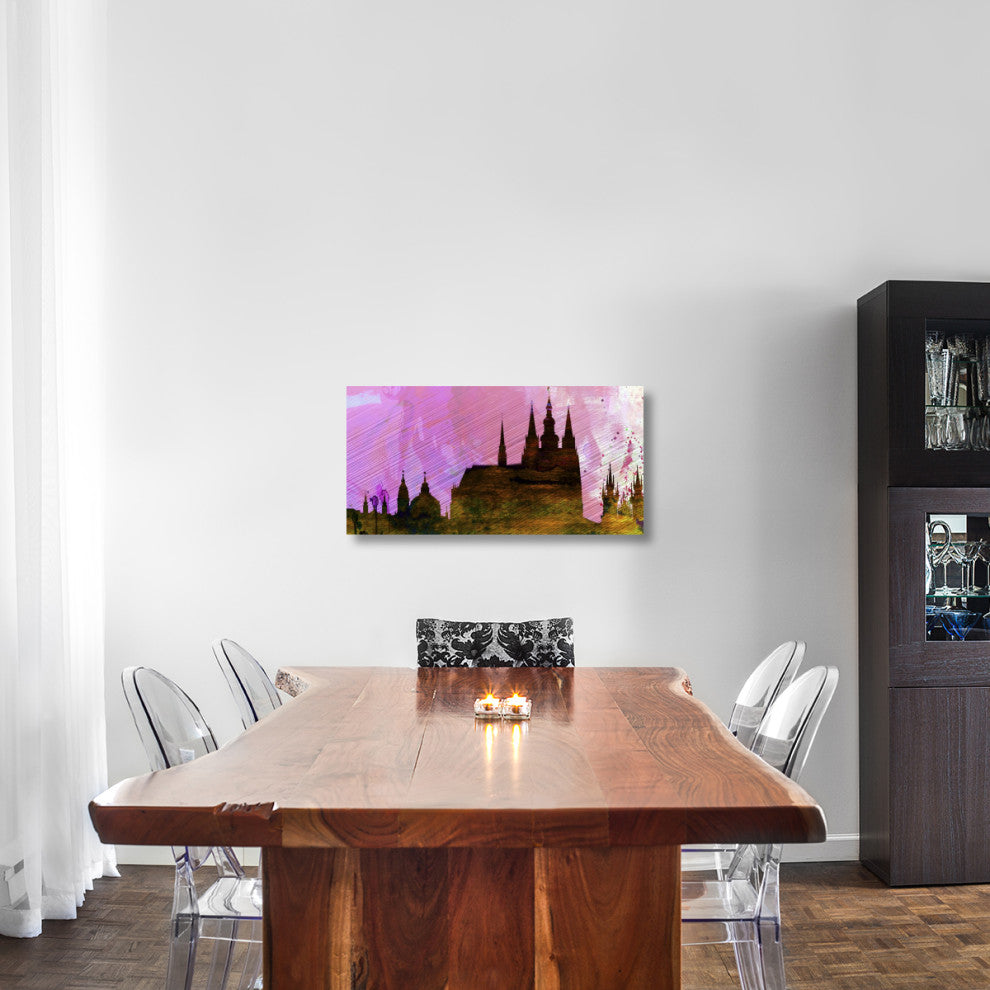 "Prague City Skyline" Fine Art Print