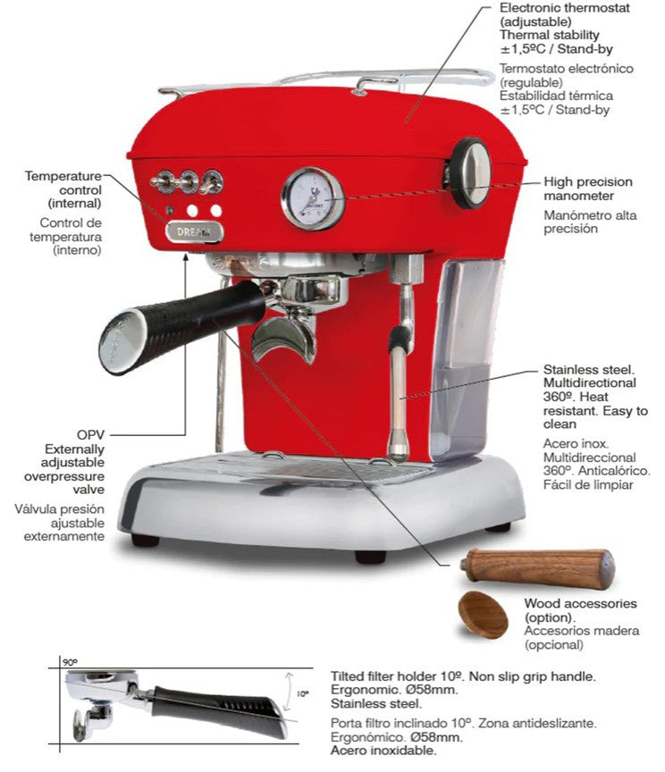 Ascaso Dream PID Versatile Espresso Machine, Pistachio