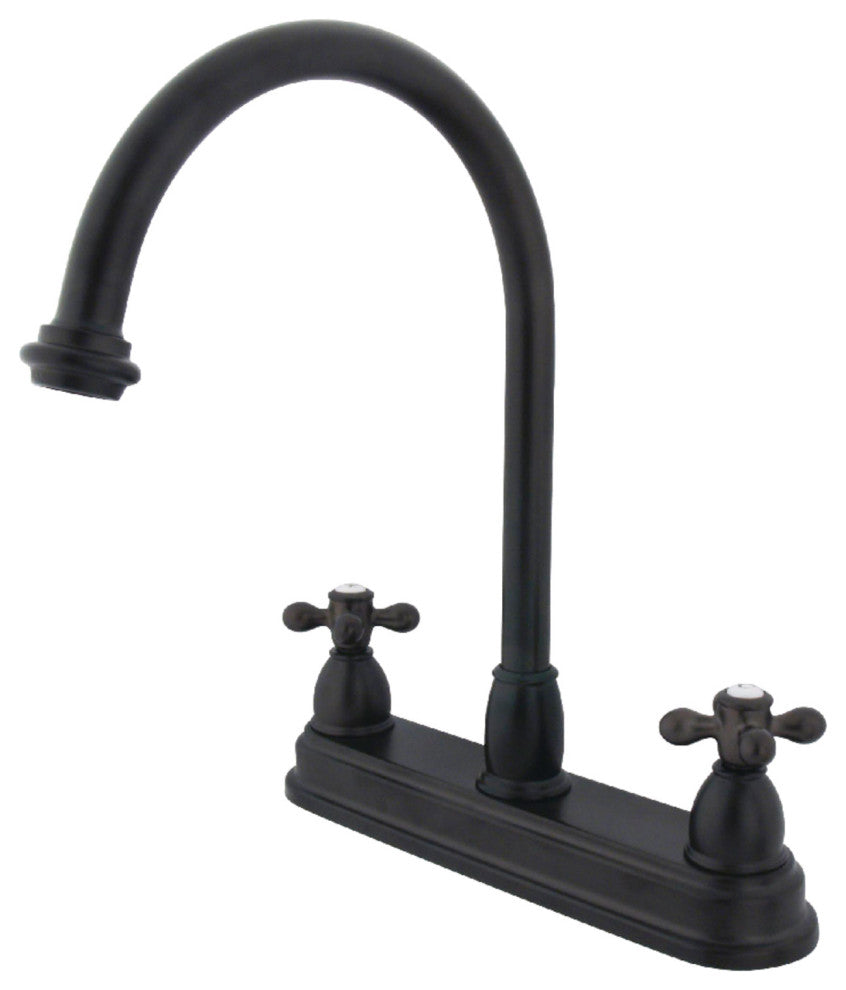 Kingston Brass Centerset Kitchen Faucet, Oil Rubbed Bronze