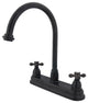 Kingston Brass Centerset Kitchen Faucet, Oil Rubbed Bronze