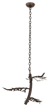 28 Wide Pine Branch Pendant