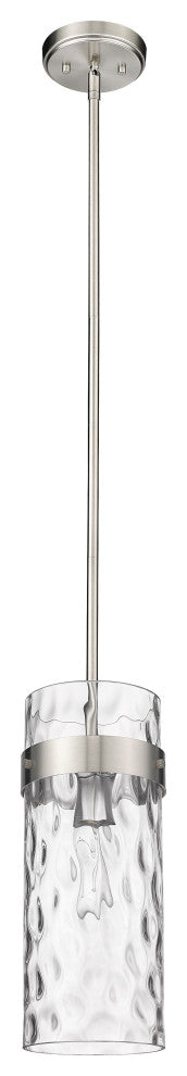 Zlite 3035P6-BN 1-Light Pendant, Clear