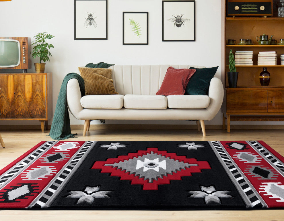 United Weavers Bristol Caliente Red Area Rug 7'10x10'6