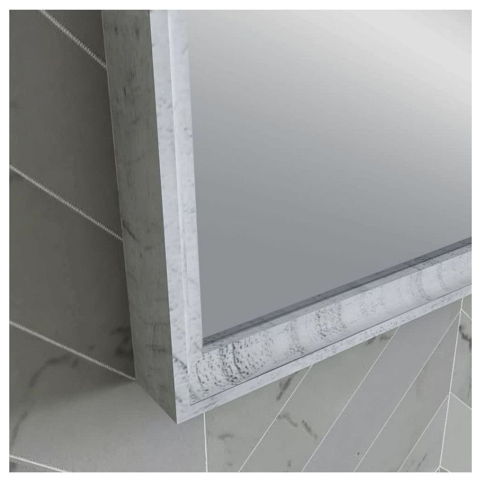 Fresca FMR3126 Formosa 32" x 26" Framed Bathroom Mirror - Acacia Wood