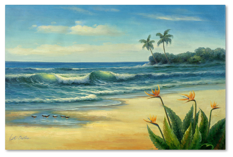 'Paradise' Canvas Art by Victor Giton
