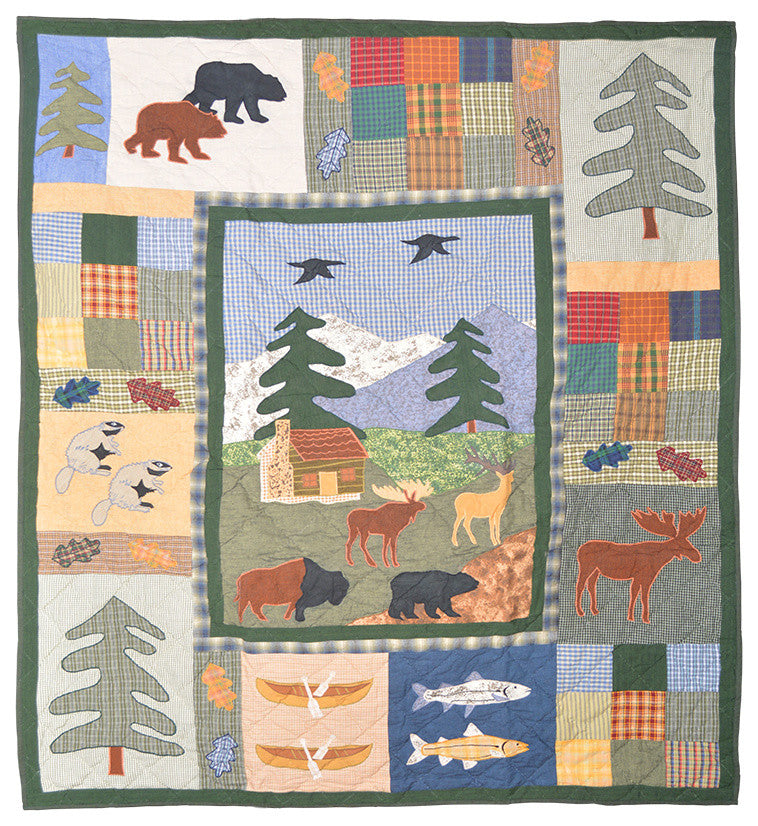 Northwoods Walk Throw 50"W X 60"L