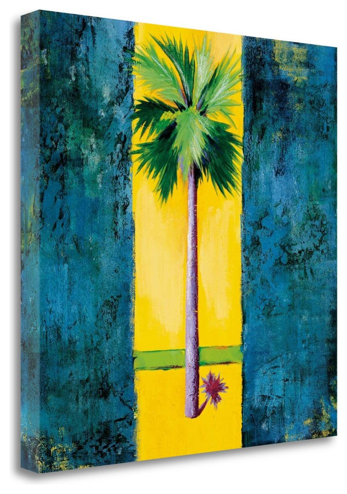 "Neon Palm I" By Liz Jardine, Giclee Print on Gallery Wrap Canvas, Ready to Hang