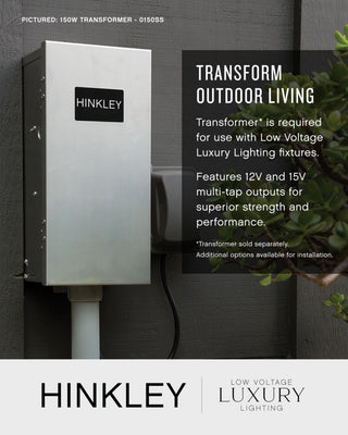 Hinkley Reid Medium Single Tier 12V, Brushed Graphite