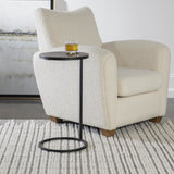 Uttermost 25261 Brunei 13" Diameter Aluminum and Iron Accent - Aged Black /