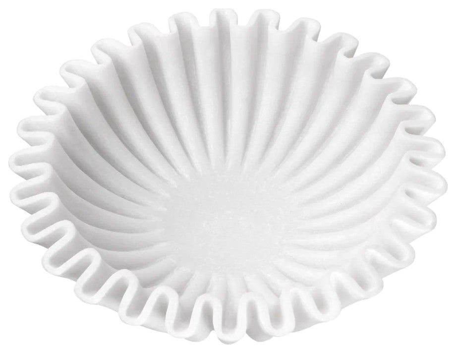 White Marble Bowl, Eichholtz Jackson, Round