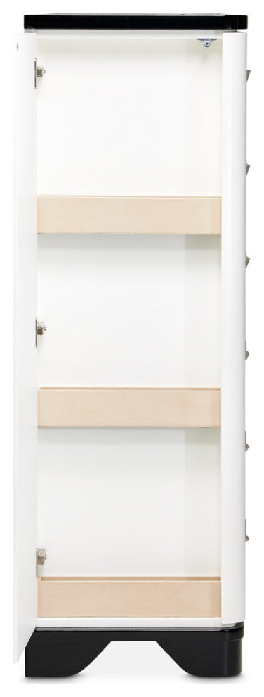 Tuxedo 6-Drawer Chest, Piano Keyboard