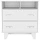 Portobelo Two Drawer Dresser, White