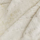 Stitching Jacquard Faux Fur Throw, Antique White, 50"x70"