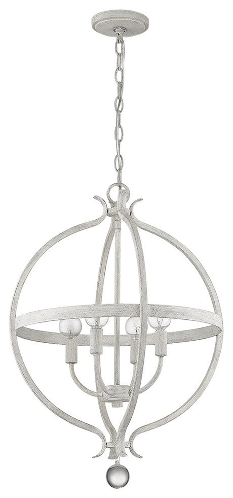 Callie 4-Light Country White Pendant