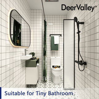 Modern Small One Piece Toilet, Compact Bathroom Tiny Mini Commode Dual Flush