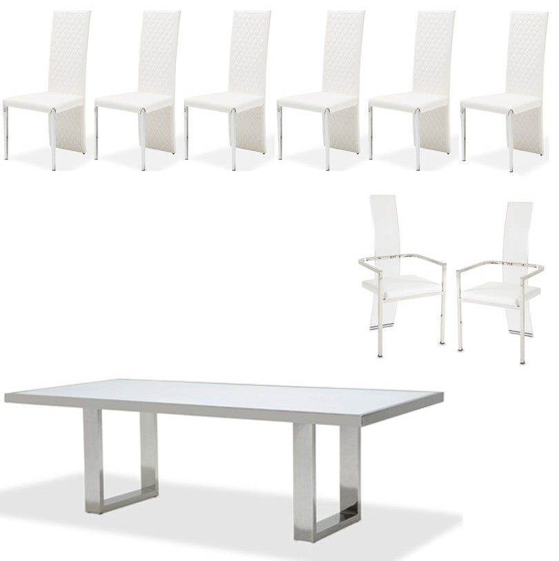 AICO Furniture State St. 9 Piece Dining Room Set