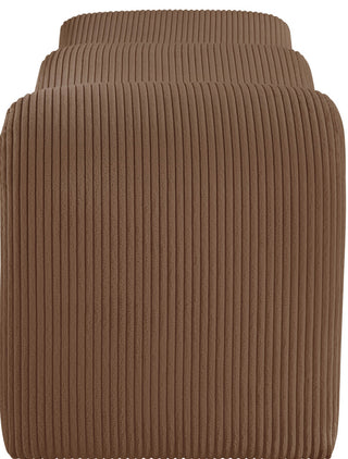 Willow Upholstered Bench, Saddle, Corduroy