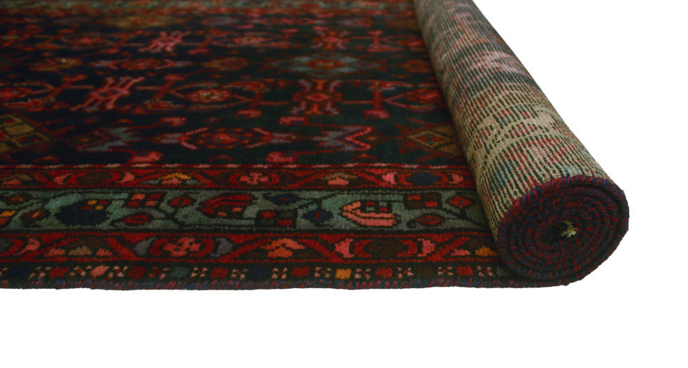 Fine Vintage Distressed Mayra Black Runner