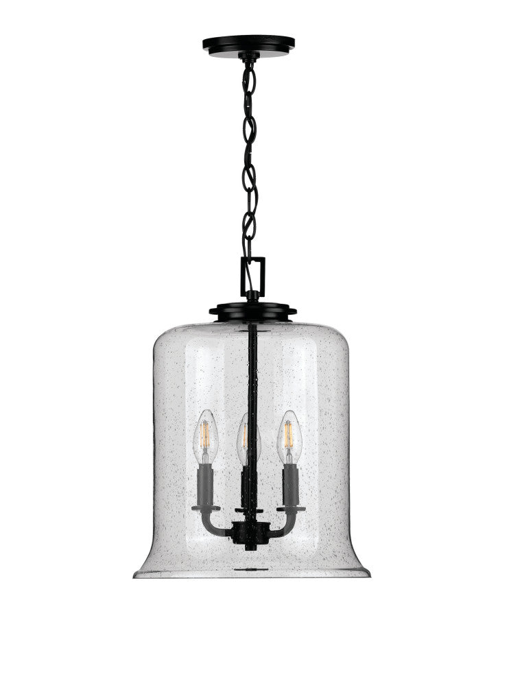 Luxury French Country Pendant Light, Midnight Black, UHP3821
