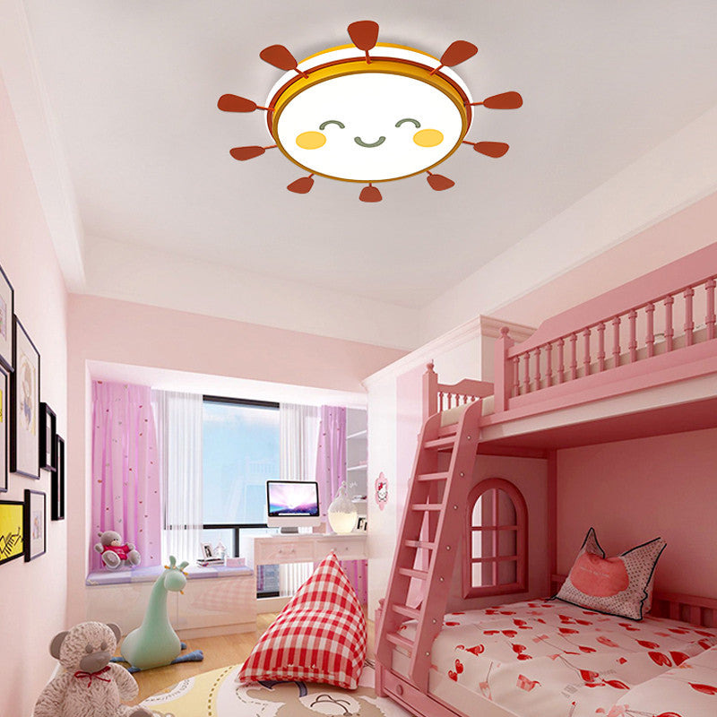 Crissier | Creative LED Smile Sun Ceiling Lamp for Kids room