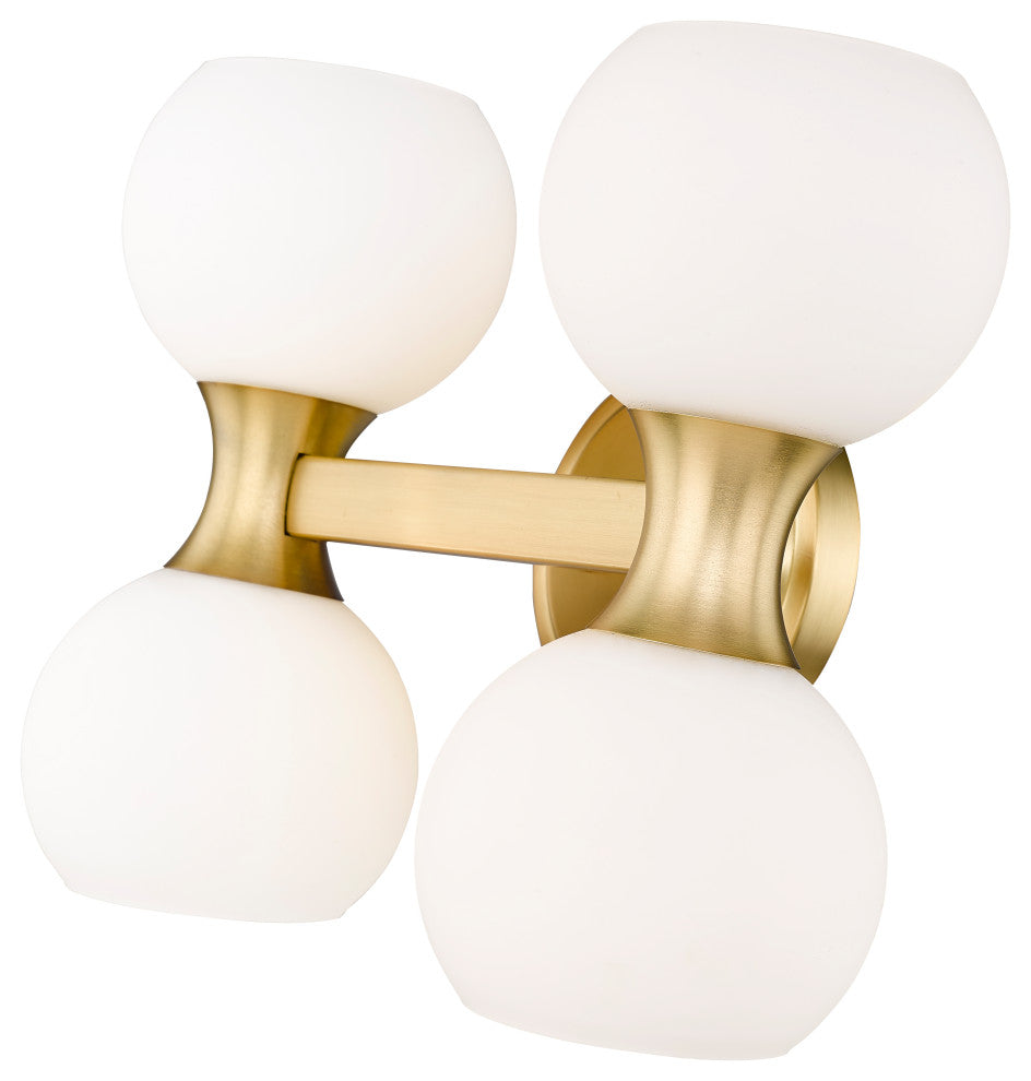 Z-LITE 4-Light Vanity, Modern Gold