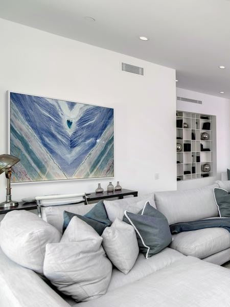 "Victim of Dreams" Floater Framed Painting Print on Canvas, 36"x24"