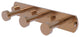 Fresno 3 Position Multi Hook, Brushed Bronze