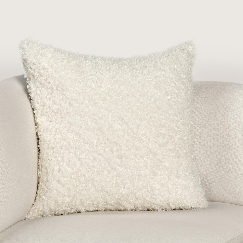 Carters Ivory Throw Pillow, 22x22