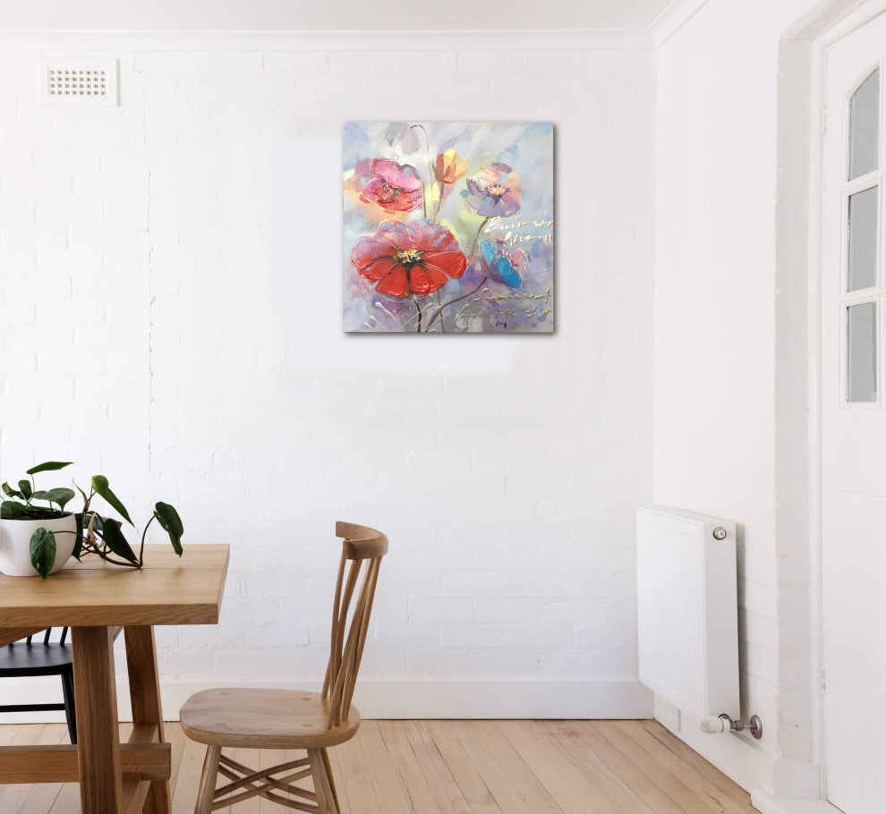Wall Decor Painting A Beautiful Day with Flowers I