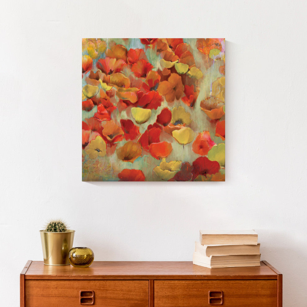 Delightful Flowers 16x16 Canvas Wall Art
