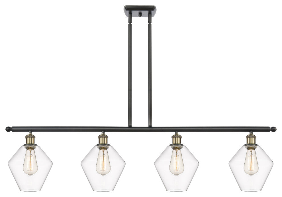 Innovations 516-4I-BAB-G652-8-LED 4-Light Island Light, Black Antique Brass