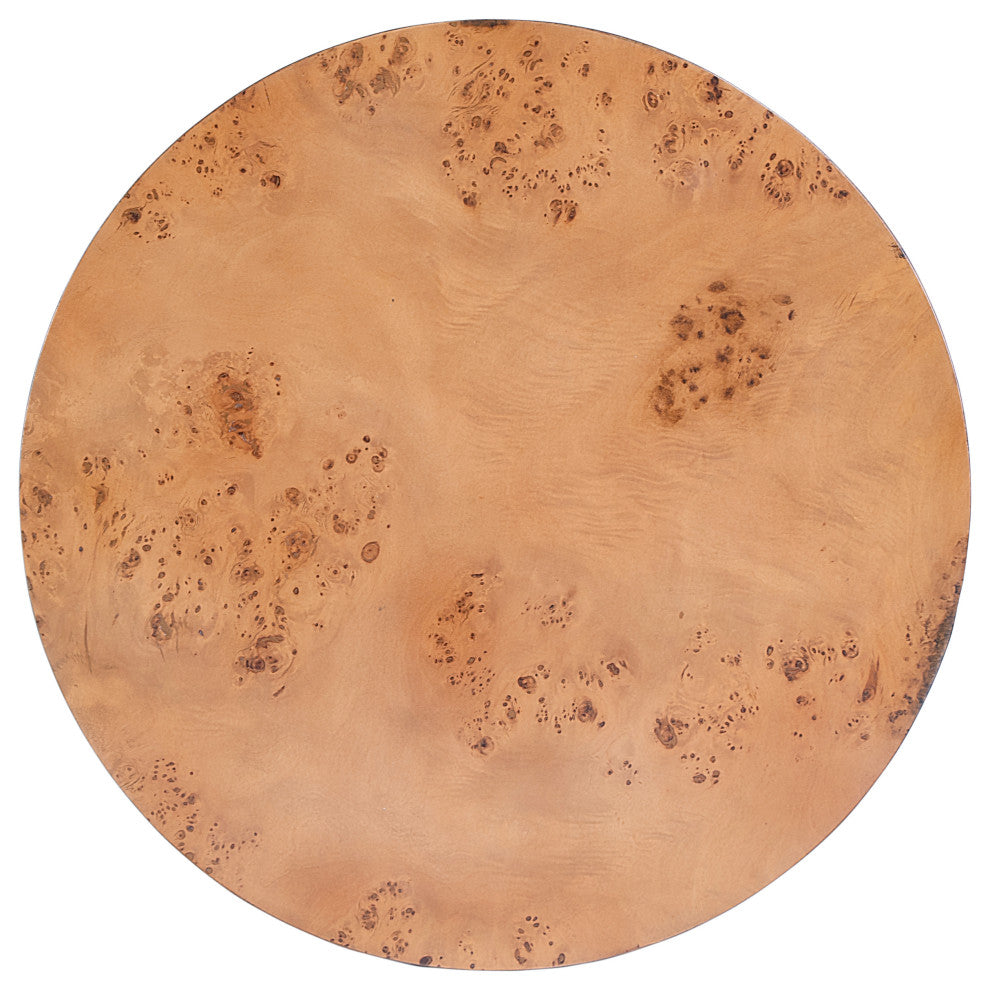 Billie Burl End Table, Traditional Burl