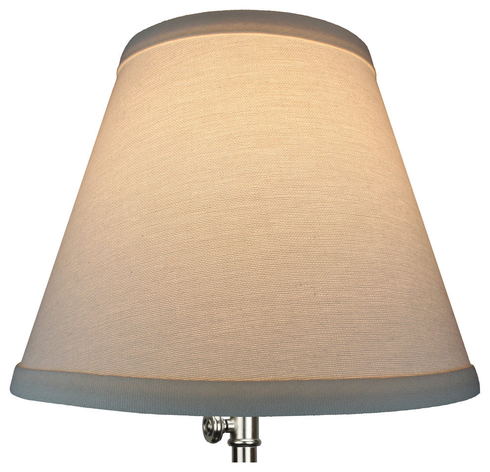 Fenchel Shades, 5"x9"x7" Spider Attachment Empire Lamp Shade, Linen