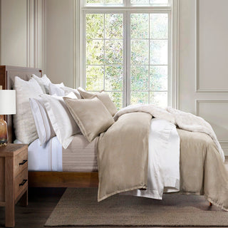 Sydney Champagne Jacquard Comforter Set, 3-Piece, Super Queen