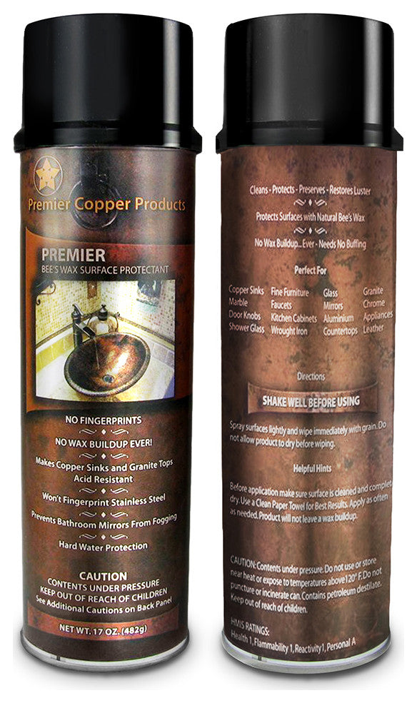12" Round Hammered Copper Champagne Bar/Prep Sink, Drain & Accessories
