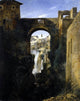 Francois-Marius Granet The San Rocco Bridge Wrapped Canvas