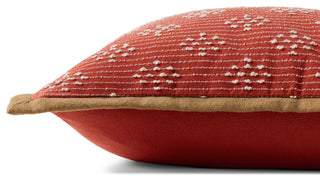 Loloi PLL0190 Red 20'' x 20'' Cover Only