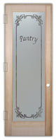 Pantry Door - Lenora - Douglas Fir (stain grade) - 28" x 96" - Knob on Right...