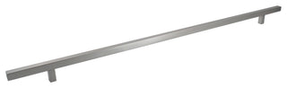 Celeste Pi Square Bar Pull Cabinet Handle Brushed Nickel Stainless, 19"x24"