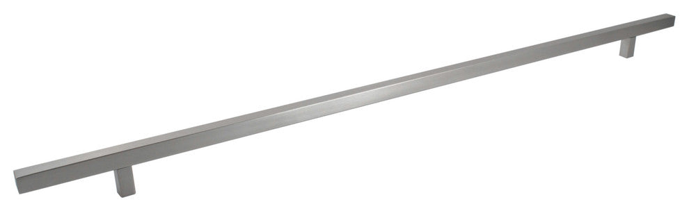 Celeste Pi Square Bar Pull Cabinet Handle Brushed Nickel Stainless, 19"x24"