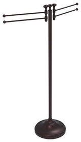 Towel Stand with 4 Pivoting Swing Arms, Antique Bronze