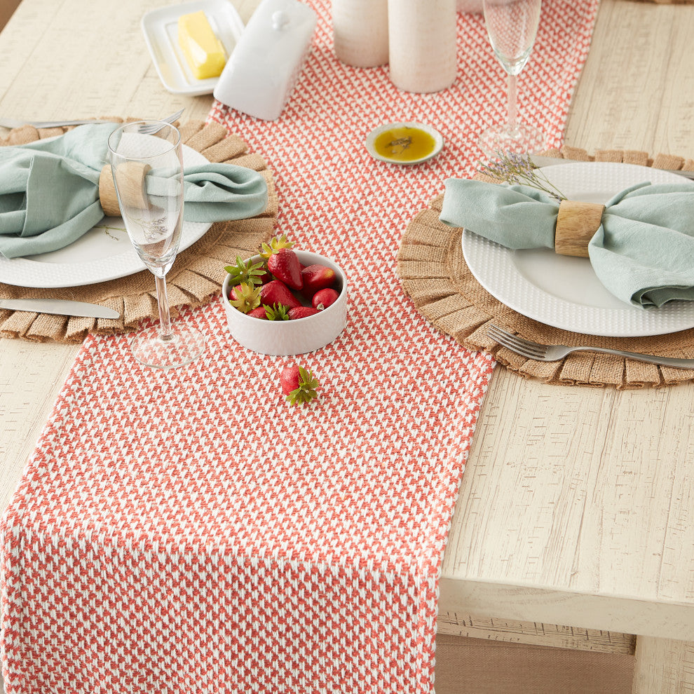 Spice Woven Table Runner 15x108