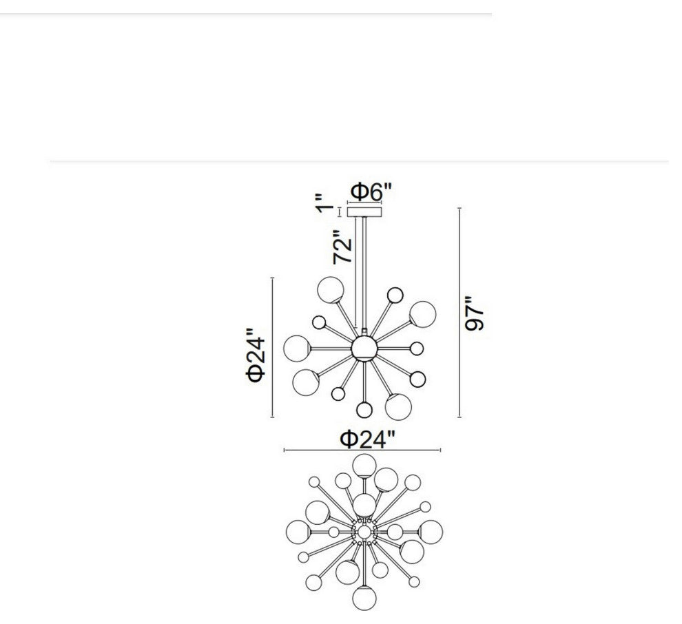 Element 11 Light Chandelier With Polished Nickel Finish