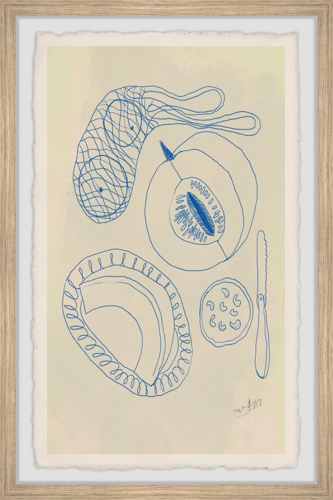 "Make Waves" Framed Painting Print, 45x30