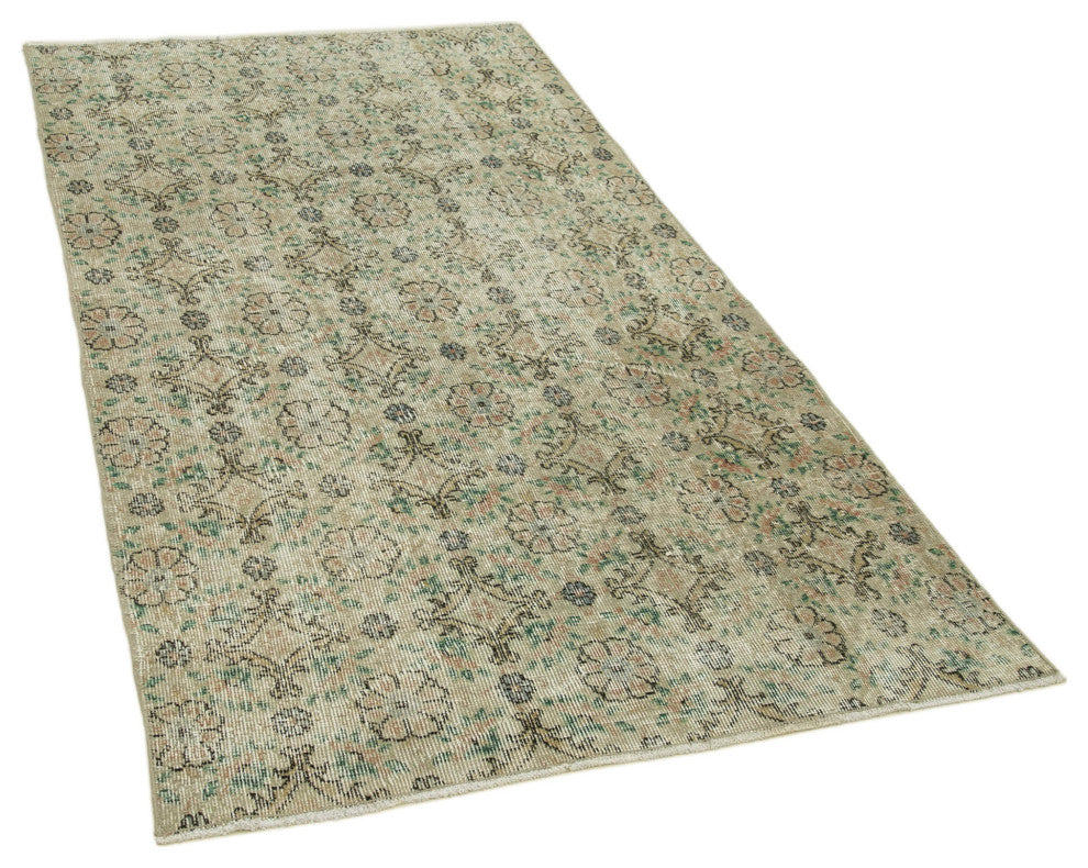 Rug N Carpet - Handmade Turkish 3' 7" x 6' 7" Vintage Small Area Rug