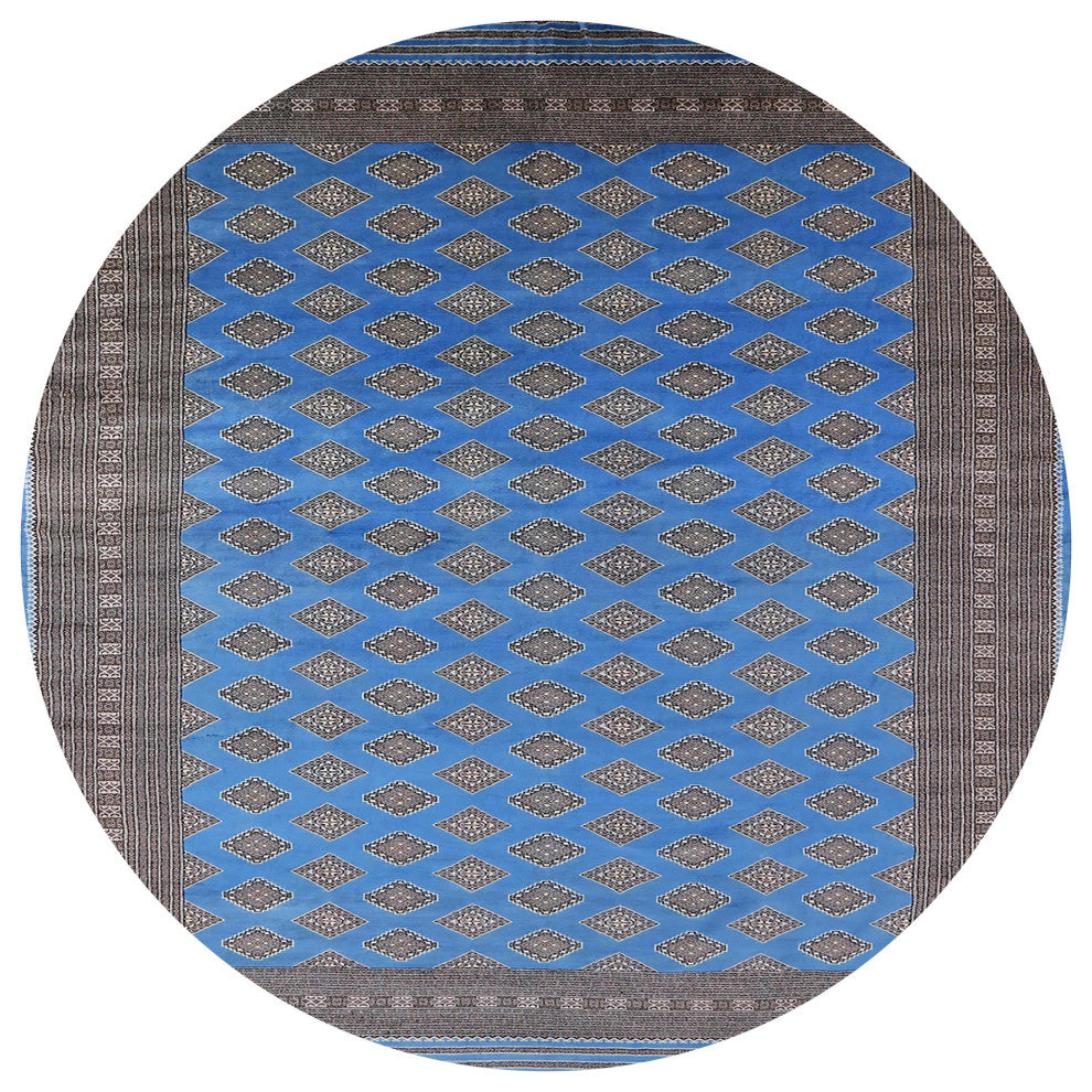 Ahgly Company Indoor Round Mid-Century Modern Area Rugs, 5' Round