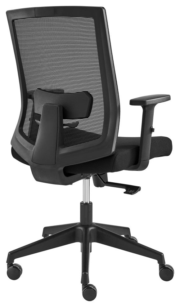 Dahl Office Chair, Black With Black Base